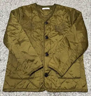 INHERIT 인헤릿 퀼팅 베트남 자켓 카키 자수