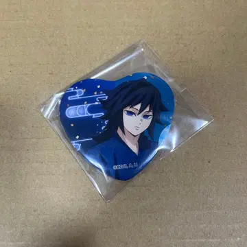 귀멸의 칼날 namco 미니게임 B상 하트형 캔뱃지 토미오카 기유