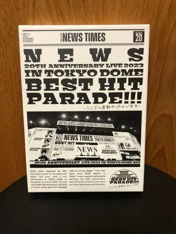 NEWS 20TH ANNIVERSARY LIVE 2023 DVD 초회반