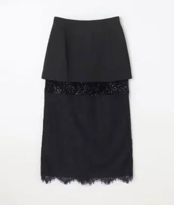 그레이스 콘티넨탈 콤비 타이트 스커트 36