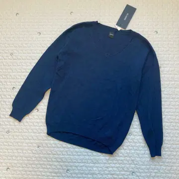 새상품 DRWCYS V넥 니트 M 네이비