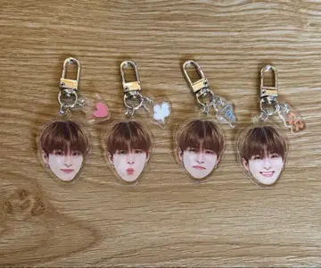 TREASURE 아사히 얼굴 아크링 키링 희로애락