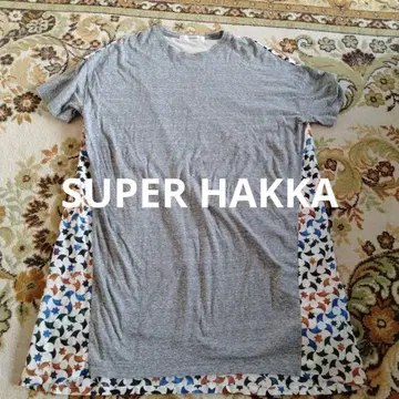 SUPER HAKKA 반팔 튜닉 그레이 새상품급
