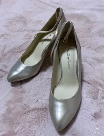 Medica Escort 실버 하이힐 23.5cm
