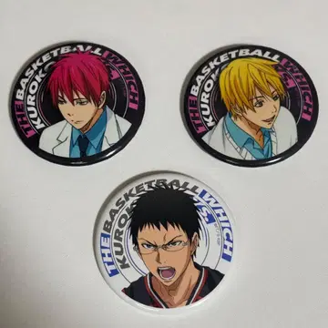 쿠로코의 농구 DVD 커버 시리즈 캔 배지 아카시 키세 히나타