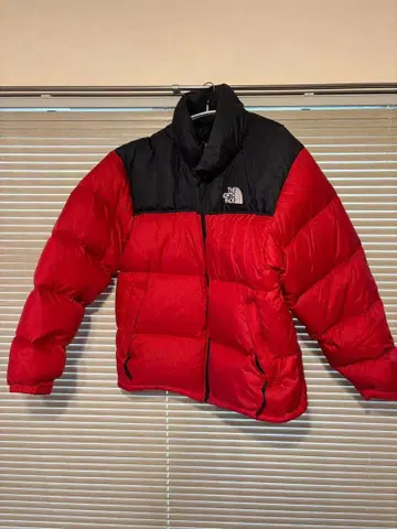THE NORTH FACE 다운 자켓 레드/블랙