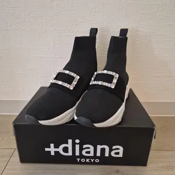 diana 비쥬 니트 삭스 스트레치 부츠 24cm 다이애나