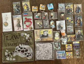 원피스 로우 아크릴 스탠드 쿠너트 참 카드 손수건 볏짚 스트랩