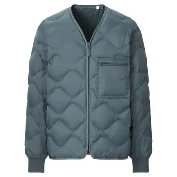 UNIQLO U 리사이클 다운 자켓 (블루/M 사이즈)