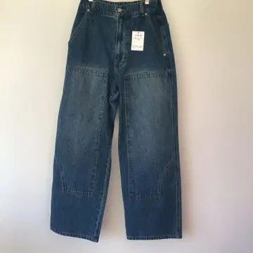 미사용 새상품 안티카 더블니 데님 팬츠 ML