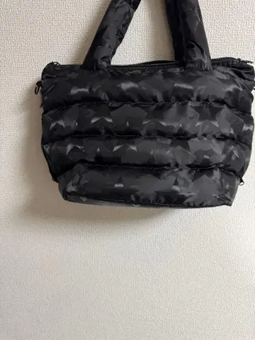 루트토트 별 패턴 블랙 토트백 숄더백