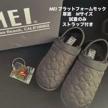 MEI 플랫폼 퀼팅 모크 신발 M 사이즈 통굽 시착만 한 상품