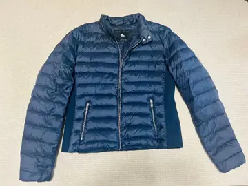ZARA WOMAN 네이비 다운 자켓