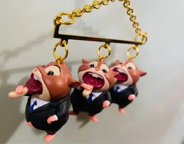 디즈니 스토어 주토피아 레밍의 비즈니스맨 키링 키체인