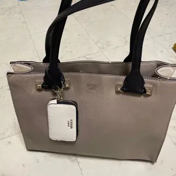 GUESS 그레이 핸드백