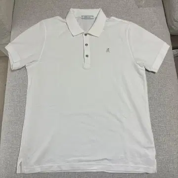 MARK & LONA 화이트 피케 셔츠