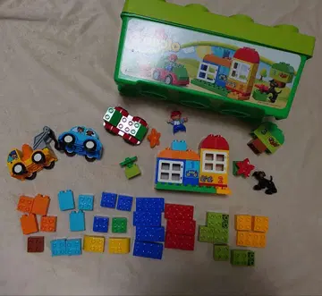 레고 듀플로 초록색 컨테이너 디럭스 + 견인차 세트