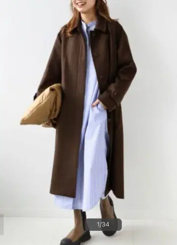 울 비버 스텐카라 코트