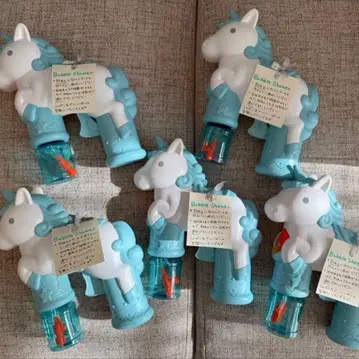 유니콘 버블건 5개 세트 결혼식 웨딩 버블 샤워