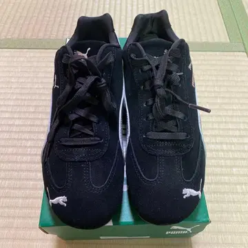 PUMA 스니커즈 스피드캣 23.5cm 블랙 실버