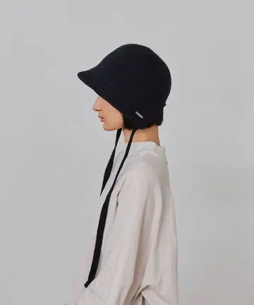 네이비 니트 햇 OVERRIDE 블랙