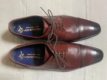 새상품급 YAMATOISM 야마토이즘 브라운 드레스 슈즈 26cm