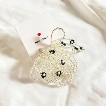[ 새상품 ] merry jenny 귀찌 블랙 x 실버