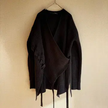 Proenza Schouler 블랙 니트 캐시미어 가디건 XS 긴팔