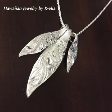 하와이안 주얼리 쓰리 리프 탑