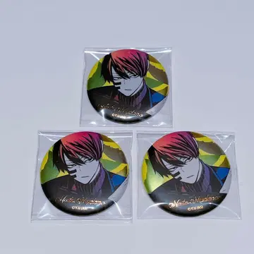 토겐안귀 트레이딩 메탈릭 캔뱃지 무다노 무진