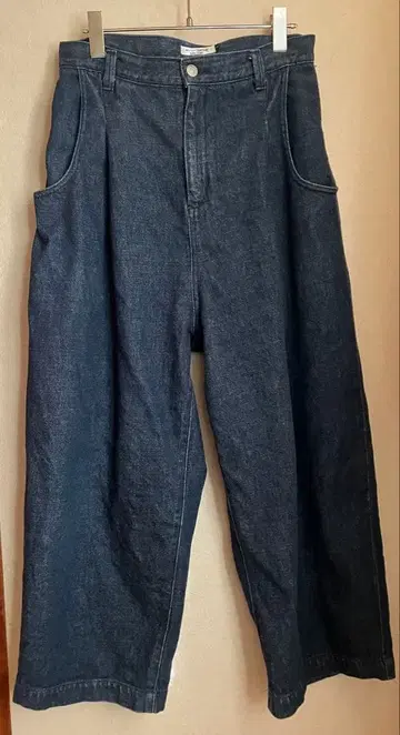 아틀리에 나루세 코튼 데님 턱 팬츠 1 사이즈