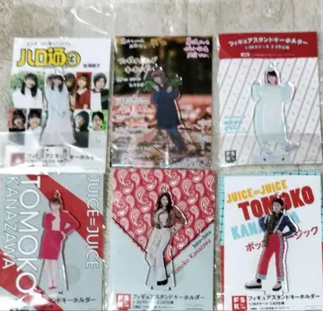 Juice=Juice 카나자와 토모코 피규어 스탠드 키링 세트