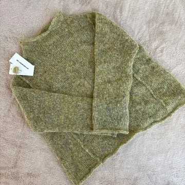 믹스 털실이 귀여운 스웨터 택 포함