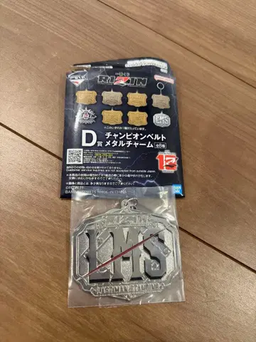 RIZIN 챔피언 벨트 메탈 참