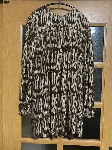 중고 H&M 오버 사이즈 자카드 원피스