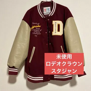 로데오 크라운 바시티 자켓 자켓 아우터 여성용 최신 미사용