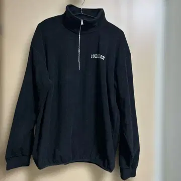 CODERR 하프 지퍼 트레이닝복 블랙
