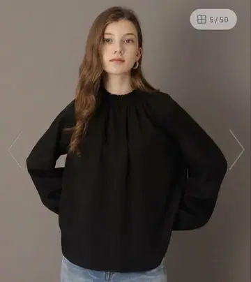 새상품급 드레스테리아 블라우스 블랙 긴팔