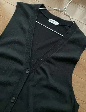 LEPSIM 블랙 롱 베스트