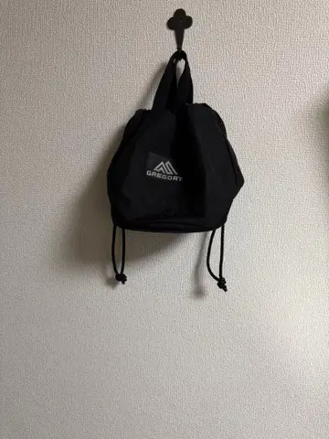 GREGORY 블랙 토트백