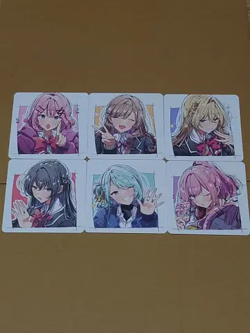 내가 연인이 될 리 없어, 무리무리! 특전 코스터 전 6종 세트