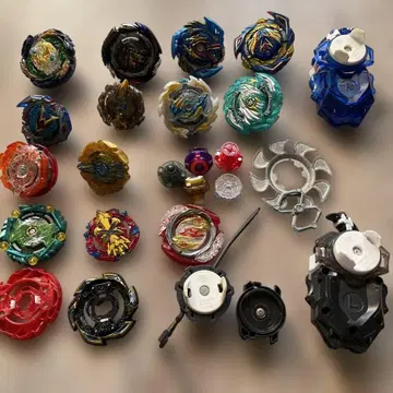 베이블레이드 세트 다색 팽이