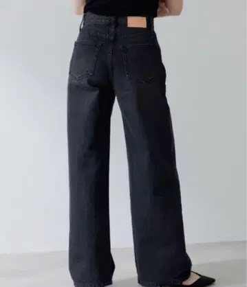 SENEE loose vintage like denim 블랙