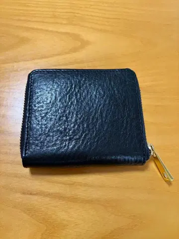 블랙 가죽 접이식 지갑 JAPAN FACTORY Hallelujah