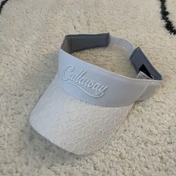 Callaway 레이스 무늬 바이저 화이트