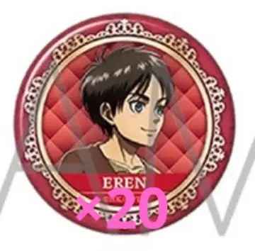 진격의 거인 홀로그램 캐릭터 배지 엘렌 유년기 20개