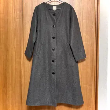 [ 거의 미사용 ] 사만사 모스모스 / 롱 코트 / 차콜 / 노카라