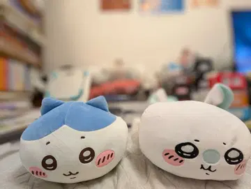 다라란 big 봉제 인형 하치와레 모몽가 세트