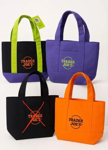 TRADER JOE'S 미니 토트백 할로윈 한정판