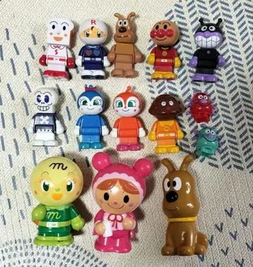 호빵맨 블록 라보와 피푸 인형 세트